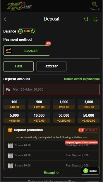 7A Game APK Deposit